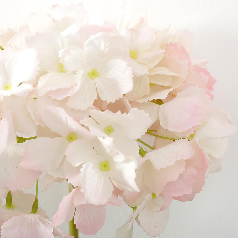 Feel moisturizing simulated hydrangea, home living room decorative flower bonsai decoration, fake flower