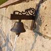 Rustic Cast Iron Doorbell Welcome Sign Wall Three-Dimensional Decoration Retro Iron Hanging Garden Terrace Decoration Doorbell