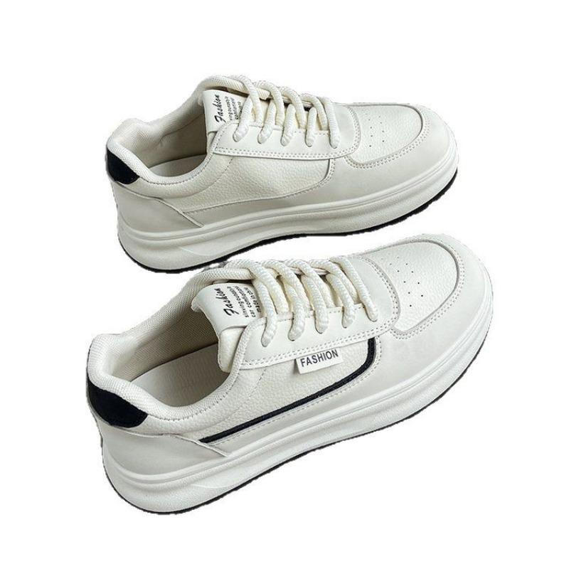 Spring fashion lace-up little white shoes new trend platform sports board shoes casual flat street women's shoes