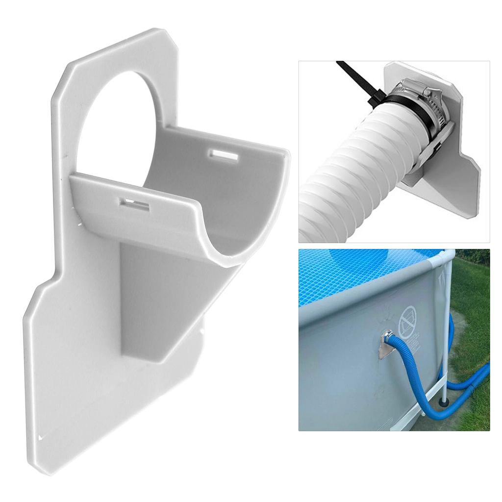 Swimming Pool Pipe Holders Engineering Plastic Water Hose Support Bracket Set for Outlet Hose