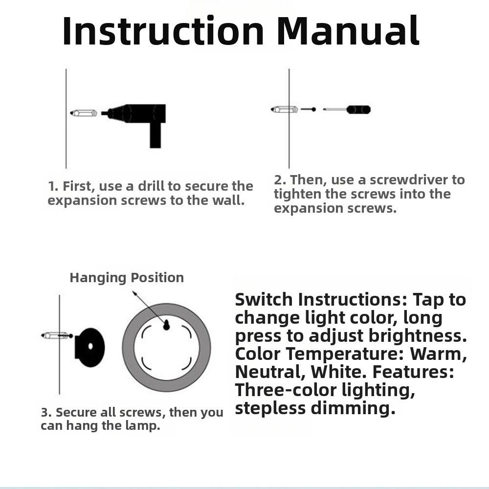 Декоративний Легкий Пластиковий Настінний Світильник-Донат USB Штекер Енергозберігаючий Сенсорний Перемикач Лампа Диммований Сучасний Світлодіодний Світлодіодний Світильник для Атмосфери Спальня