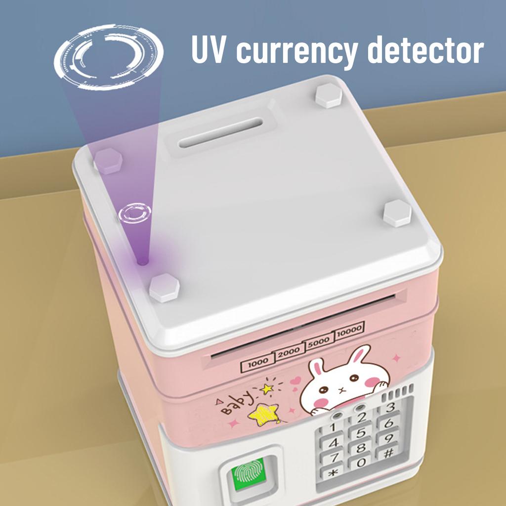 Children Piggy Bank Electronic Intelligent Coin Bank with Code Fingerprint Cartoon Money Banks for Kid Boy Girl Birthday
