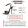 Hey Si Mey Red Extreme High Heels Sandals Women 2025 Summer Shoe Luxury Sexy Black Mules Party Wedding Dance Fetish Shoes Ladies