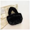 Korean Version of Foreign Style Small Bag Women 2025 New Cute Plush Bucket Bag Autumn and Winter Fashion Bucket Bag Commuter Bag