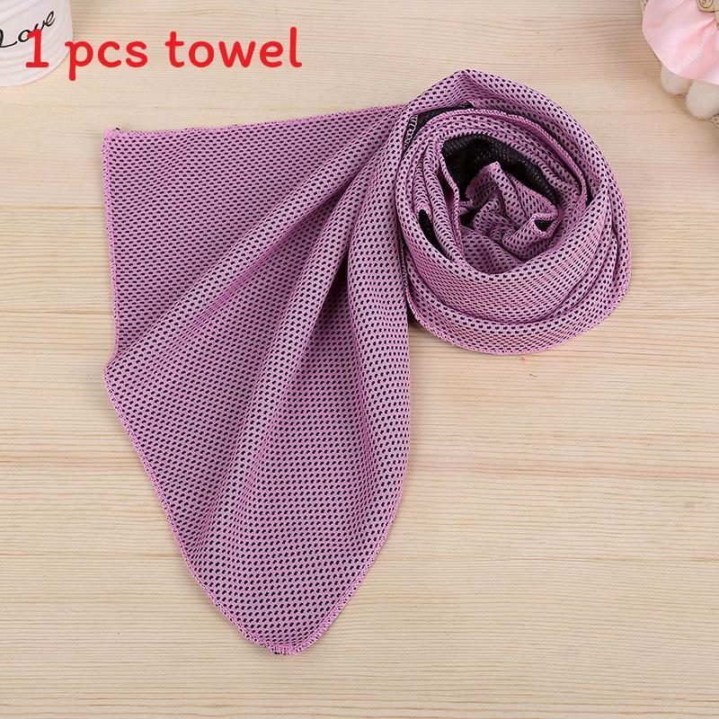 Outdoor Cooling Towel Polyester Fast Dry Ice Cold Sports Towel For Yoga Fitness 30x80cm