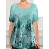 3D Printed Fashion Women's T-Shirt Summer Breathable Trend Versatile