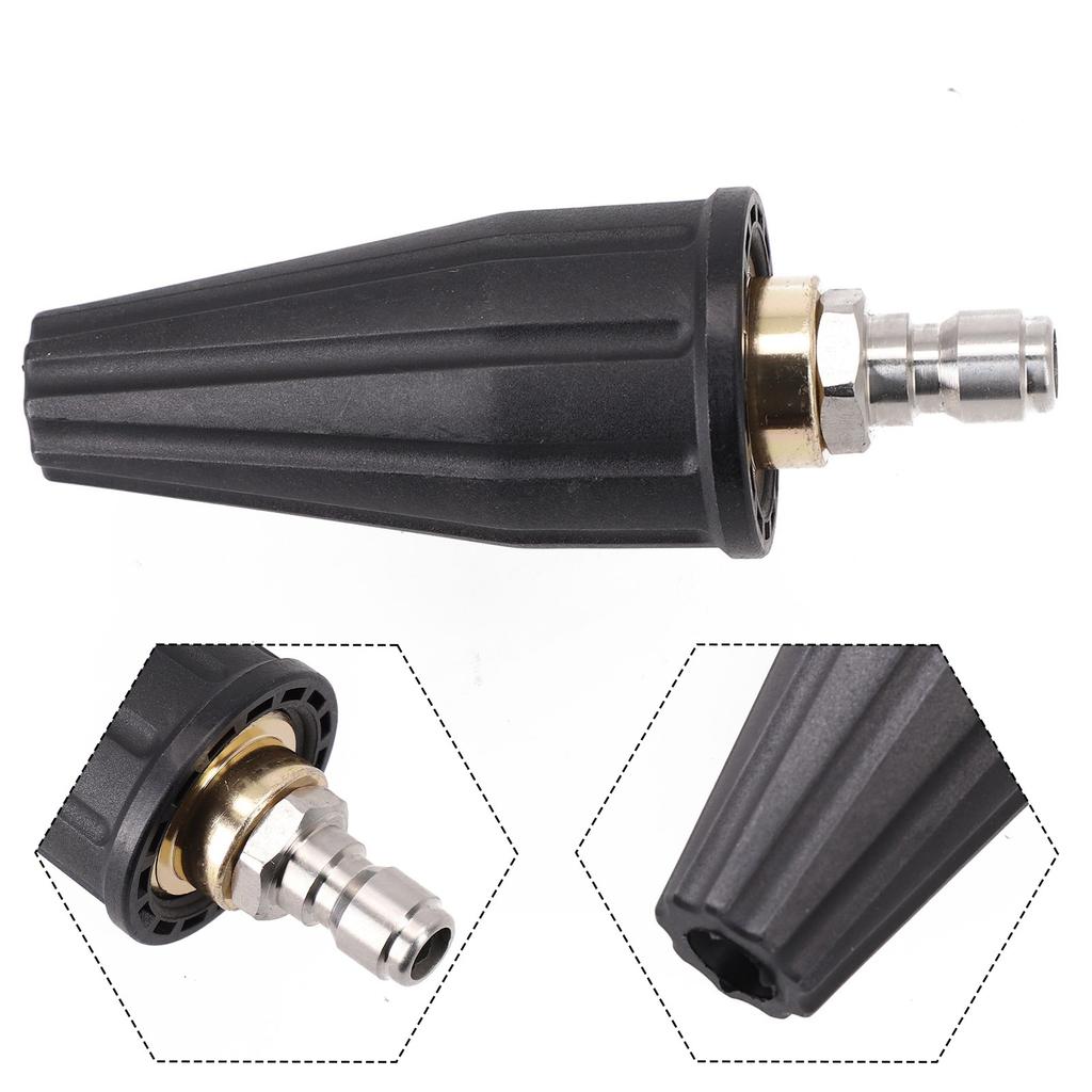 High Pressure Washer Rotating Turbo Nozzle 3600PSI 2.5-3.5GPM 1/4" Quick Connect