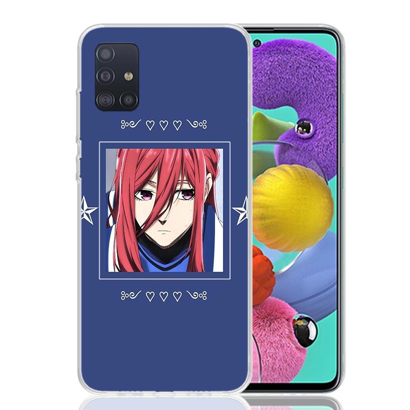 

Blue Lock Chigiri Hyoma Phone Case For Samsung Galaxy A52 A32 A22 A12 A02S A50S A30S A51 A31 AA71 Note 20 Ultra 10 S10 Plus Gala Samsung A20S