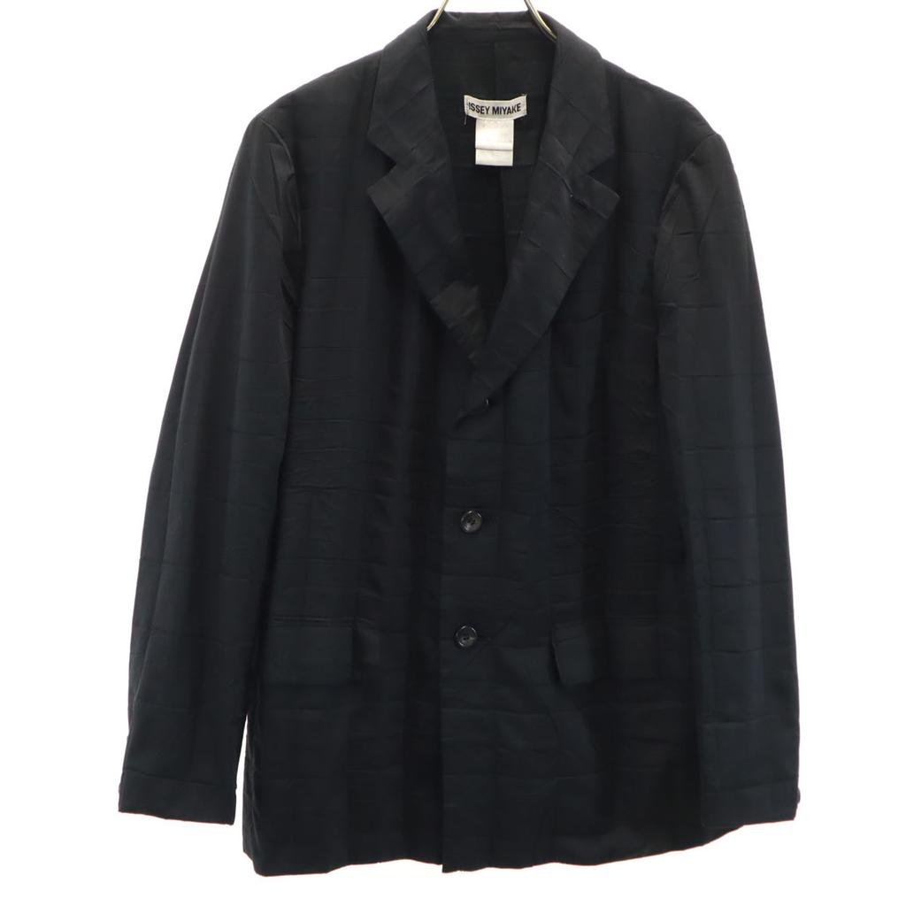 ISSEY MIYAKE 90s Made In Japan Old Pleated Processing Tailored Jacket M Men's Used