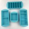 Popular Silicone Ice Cube Tray & Baby Food Storage Box - 4 Grid Frozen Soup Mold with Lid