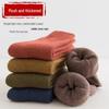 Men's Long Cotton Socks - Warm, Thick, Plus Velvet, Autumn/Winter Mid-Tube Socks