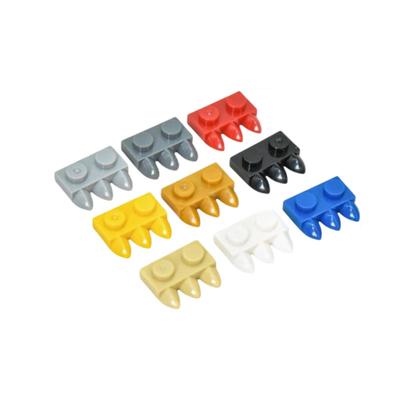 30pcs MOC Compatible Parts 15208 Board Modification 1 X 2 with 3 Teeth Building Block Particles DIY Educational Children's Toys