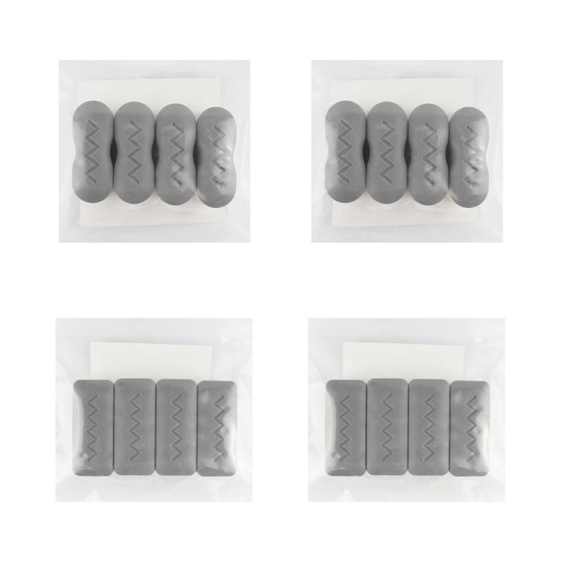 4PCS Toilet Seat Spacers With Strong Adhesive Design Quick Install AntiSlip ABS Toilet Lid Bumper Bathroom Accessories