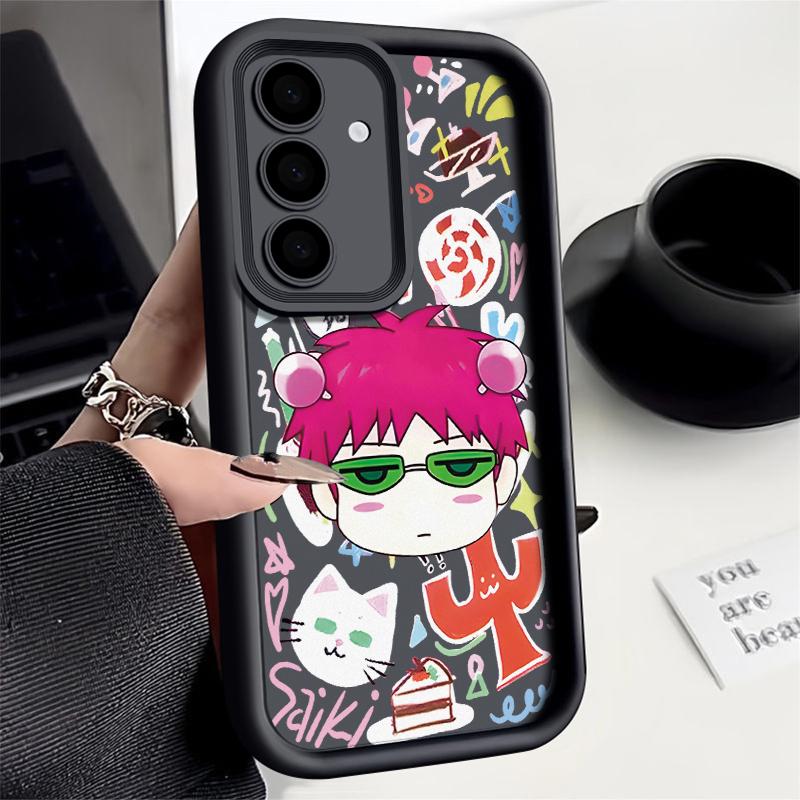 

Cute Kitty Boy Cartoon Phone Case For Samsung Galaxy A14 A15 5G S21 S22 S23 S24 FE Plus Ultra A25 A35 A52 A53 A54 A55 5G Cover S23 Ultra