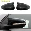 Capuchon de rétroviseur latéral noir en fibre de carbone pour VW JETTA MK6 Volkswagen Passat B7 Scirocco Beetle CC Eos