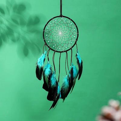 Yatak Odası için Düş Kapanları Yetişkin Boho Erkekler Kızlar için Büyük Düş Kapanı Asılı Süs ve Tüyler Bereket Hediyeleri