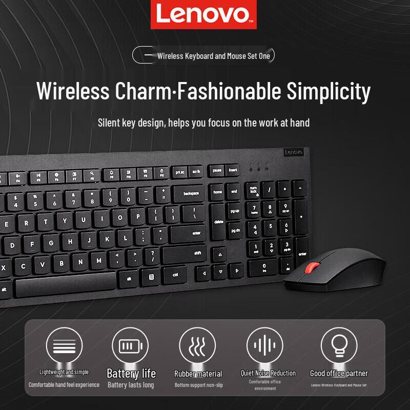 Lenovo Thinkpad 2nd Gen Wireless Keyboard and Mouse Set