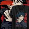 Jujutsu Kaisen Anime Megumi Printed Tshirt Unisexs and Womens Tshirt Unisexs Top Sports Tshirt 2026 Summer New Tee