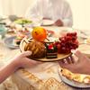 2 Sets Ramadan Wood Tray Moon Wooden Star Tableware Eid Mubarak Party Serving Tableware For Breakfast-B61B