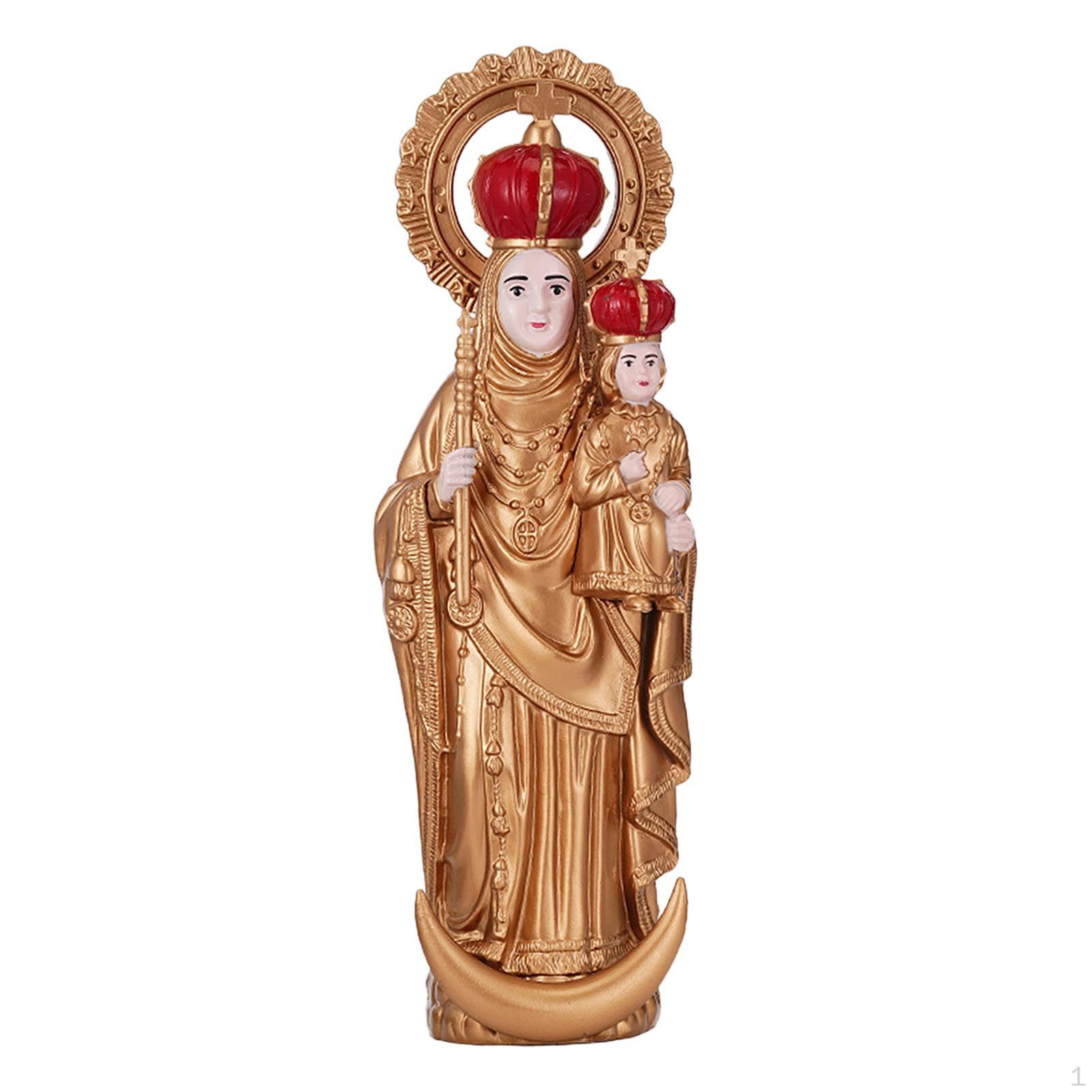 

Religious Sculpture, Western Figure, Table Decoration for Women Gold