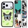 Boston Terrier Hund Handyhülle Für iPhone 17 16 15 14 13 12 11 Pro Max Plus 17Air Weiche Silikonhülle