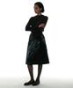 Partimento Woman Smoking Wrap Midi Skirt_Black