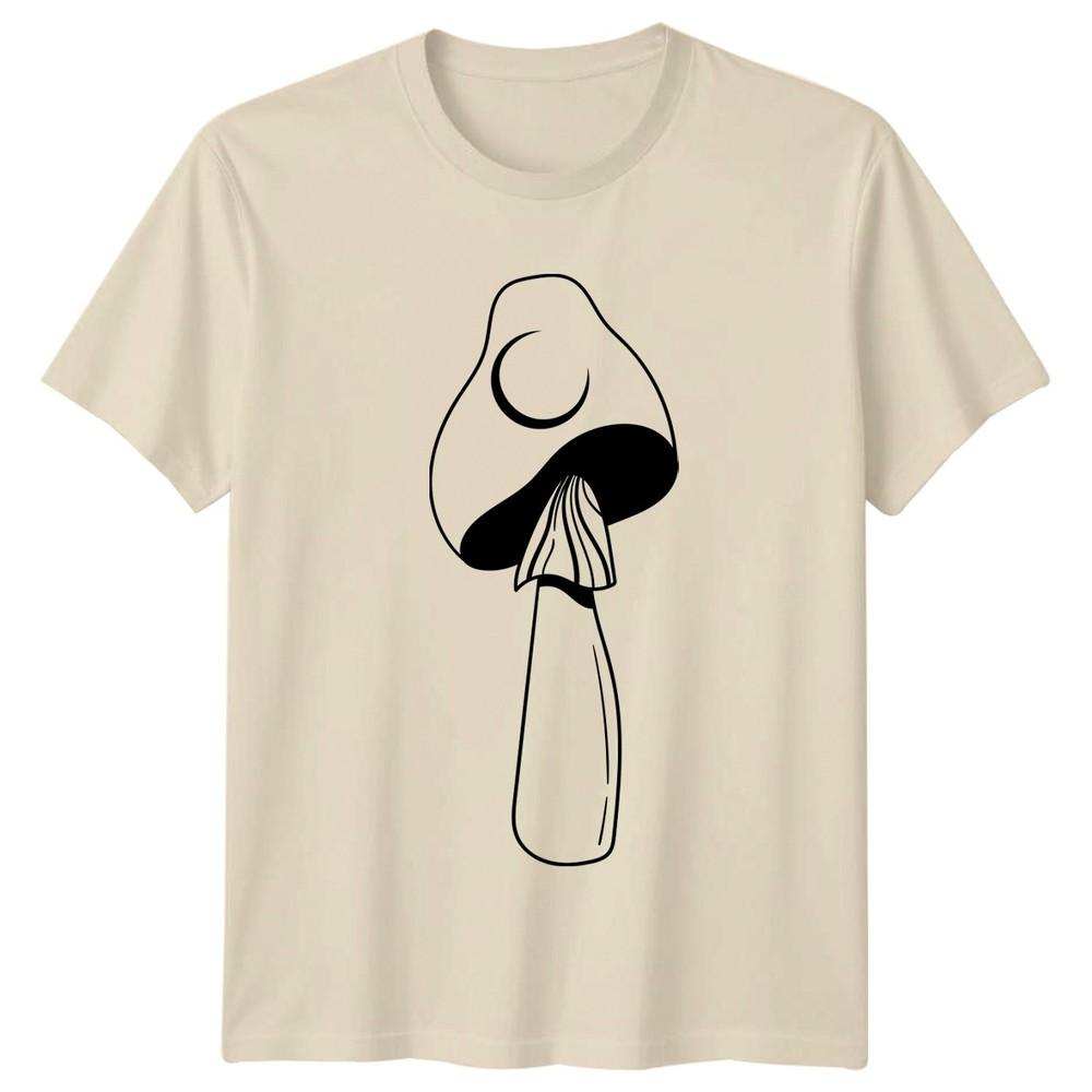 Stylish Mushroom Fungi Nature Botanical TShirt Mushroom Art Fungi Nature