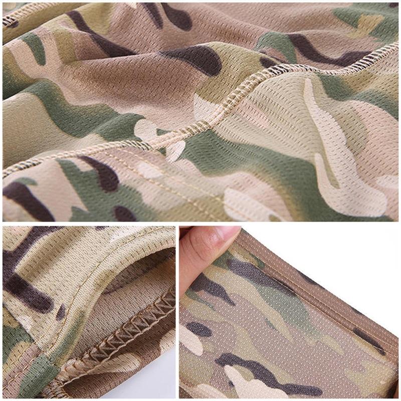 Camouflage Sturmhaube Radfahren Vollgesichtsmaske Outdoor-Sportarten Jagd Wandern Skimaske Motorradhelm Innenmütze