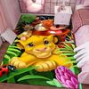 1 Stück Disney König der Löwen Druck Teppich für Wohnzimmer Schlafzimmer Kinderzimmer Heimdeko Bereichsteppich Rutschfeste Matte Spielmatten Luxus Geschenk