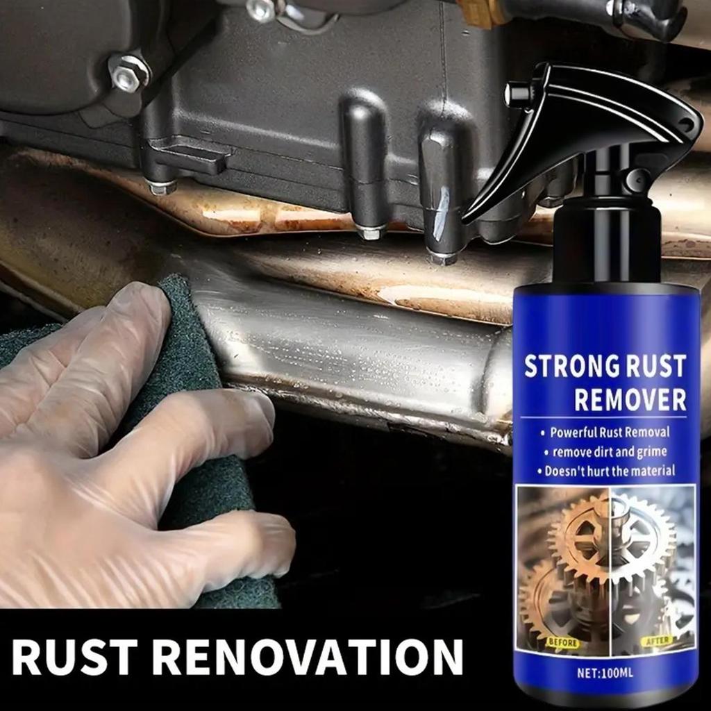 Rust Remover Spray For Metal 100ml Derusting Solution Rust Removal Iron Spray For Household Vehicles Sedans SUVs RVs Trucks