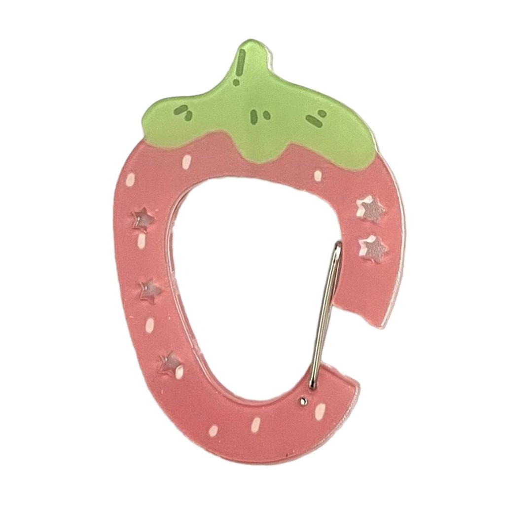 Leichter Acryl-Karabiner-Schlüsselanhänger Rucksackanhänger Handbuchdekoration Einzigartiges Geschenk für Studenten Büroangestellte