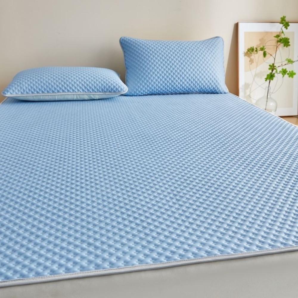 Washable Summer Cooling Mattress Breathable Summer Cooling Mat Durable Ice Silk Bed Mat School