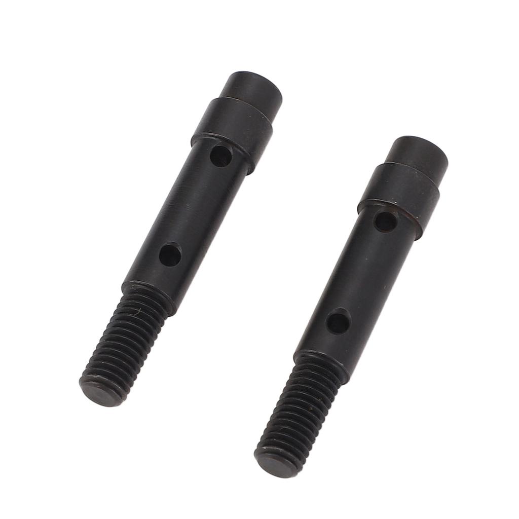 2Pcs 1/10 RC Front Axle Shaft Alloy Lightweight Impact Resistant Model Car Front Short Axle for VP F
