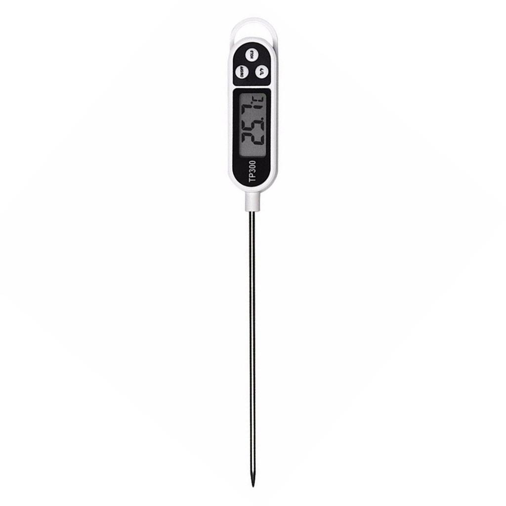 Digital Food Thermometer High Accuracy Digital Display Meat Thermometer with Long Stainless Steel Probe for Cooking