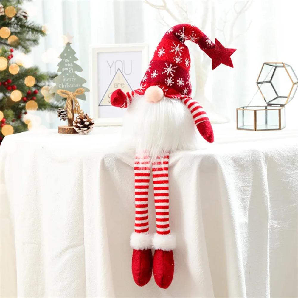 Cute Glowing Gnome Doll Ornament Cartoon Christmas Decoration Party Favors