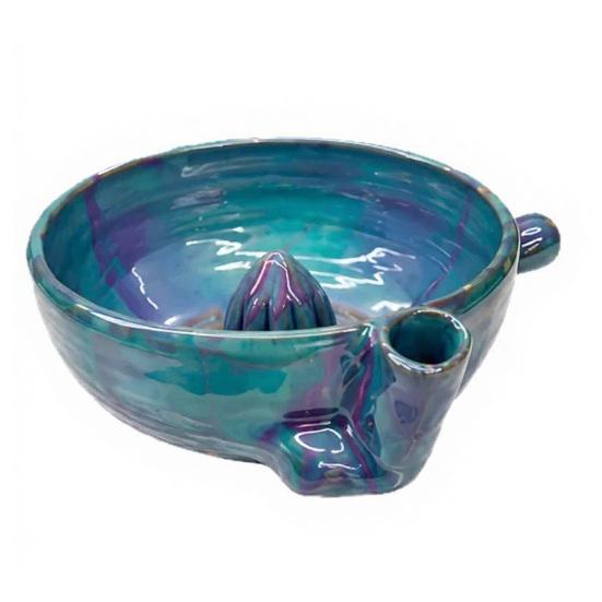 

Fruit Cleaner Berry Bowl with Drainage Holes Fruit Rinse Bowl Rustic Style Fruit Wash Basket for Kitchen Countertop світло-синій колір