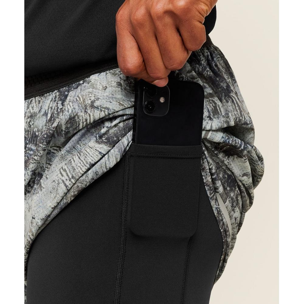 Gymshark Running 4  2in1 Shorts Dark Grey    Black A3b9p Bdsx