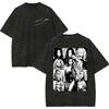 Vintage Washed Singer Shakira Merch T Shirt Las Mujeres Ya No Lloran World Tour 2026 Tshirt Unisex Women Fashion Hip Hop Tshirts