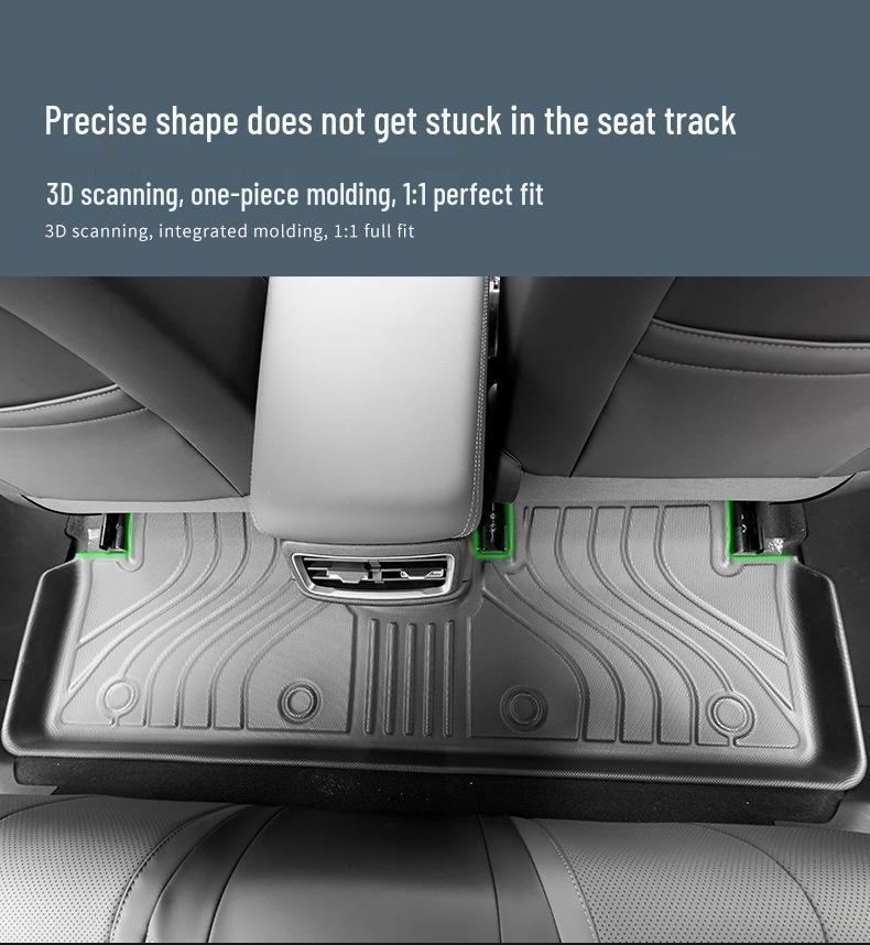 TPE Waterproof, Odorless Trunk and Floor Mats for BYD Qin L EV (2015)
