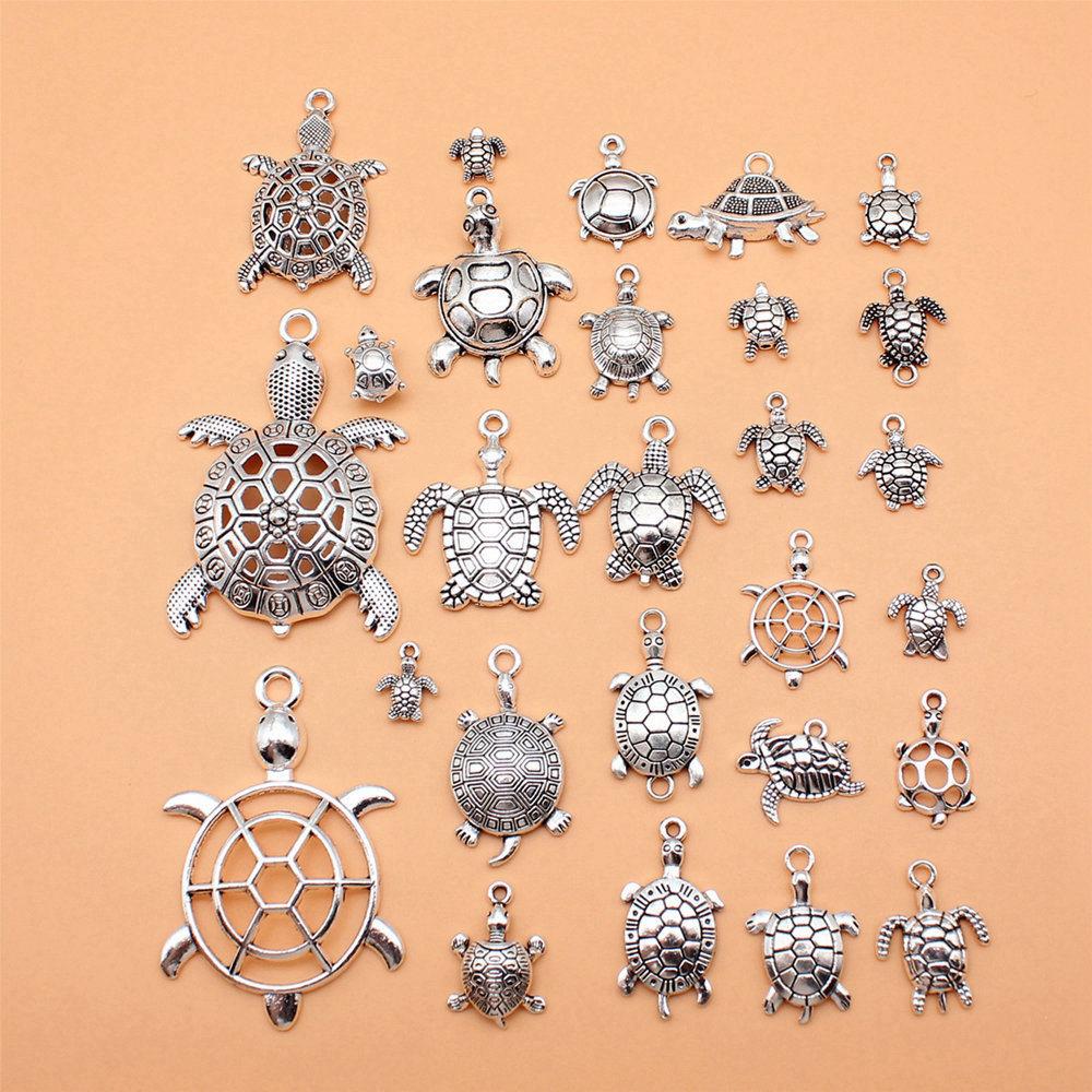 Dolphin Charms 1 Sets Mix Animal Pendants For Ocean Themed Jewelry Making Mix Set