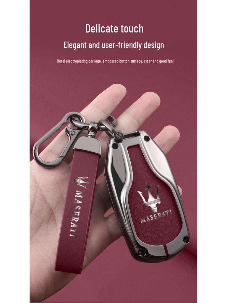 Estuche para llaves Maserati para Ghibli y Levante - Diseño de carcasa metálica