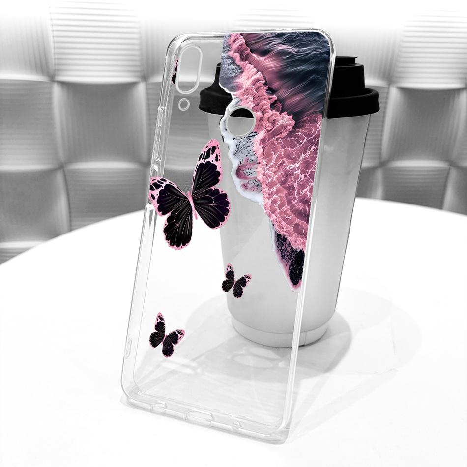 For Huawei Y7 2019 New Simple Style Phone Case For Huawei Y 7 Y7 Prime Pro (2019) Transparent TPU Soft Silicone Cases