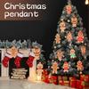 Cute Gingerbread Man Ornament Christmas Tree Hanging Decorations Pendant Holiday Gift