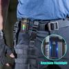 LED Keychain Flashlight 1100 Lumen Rechargeable LED Flashlight Waterproof Torch Multi-mode Keyring Lighting For Outdoor Hiking
