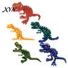 Tyrannosaurus Rex Model 3D Printed Dinosaur Figure, Movable Joints Smooth Opening Decoration, Figure Toy Gradient Metallic Texture Mini Bone