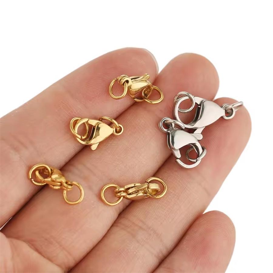 601Pcs/Set Lobster Clasps Hooks Connectors Jump Rings For Bracelet Necklace Chain DIY Jewelry Making Findings