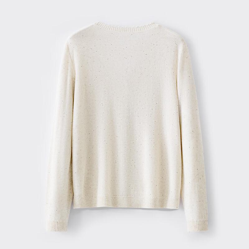 Women's V-Neck Lyocell Linen Blend Knit Cardigan