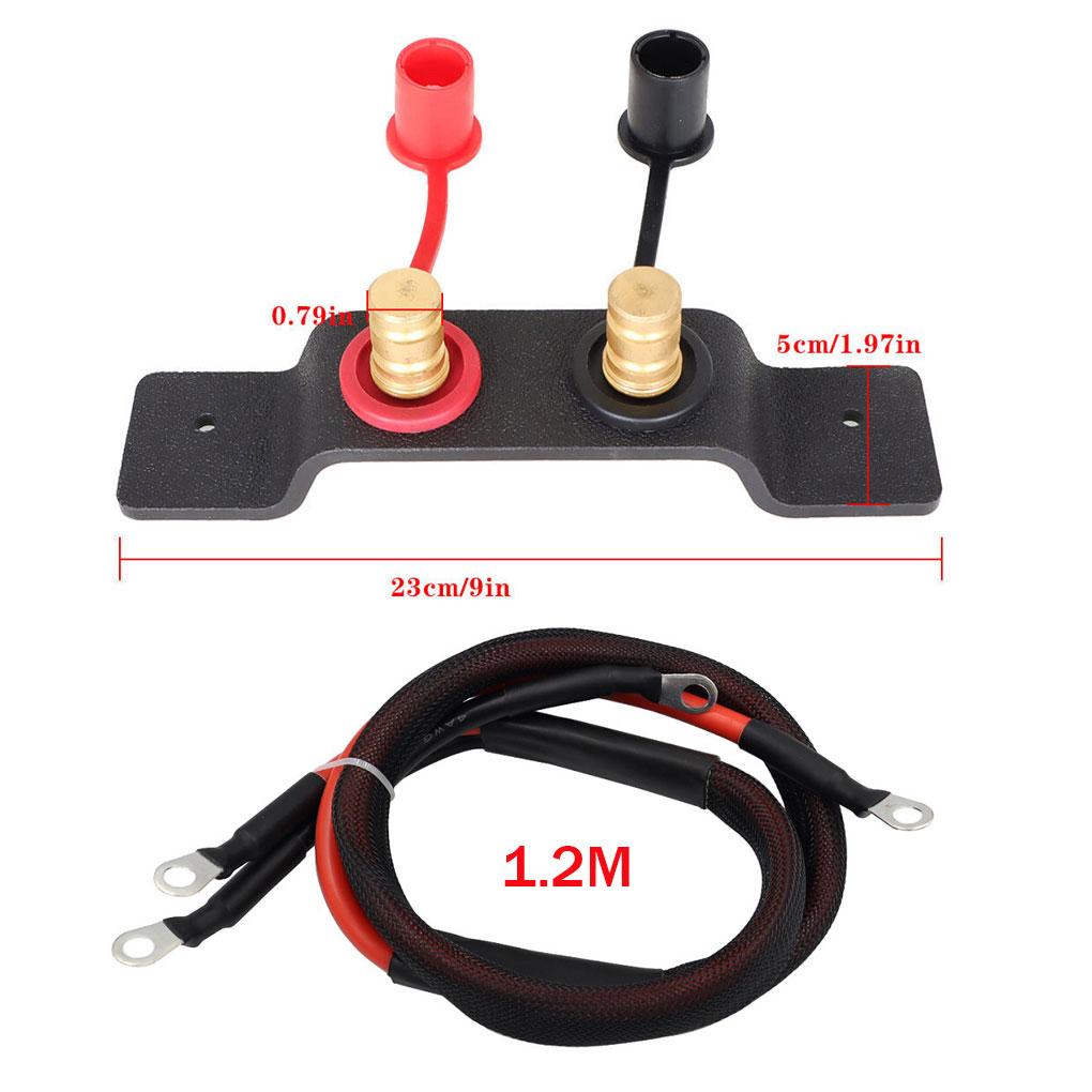 Car Battery Jump Post Starter Battery Terminals Relocation Kit Quick Easy Charging Fit for Maverick X3 Lawn Mowers UTV ATV Boats