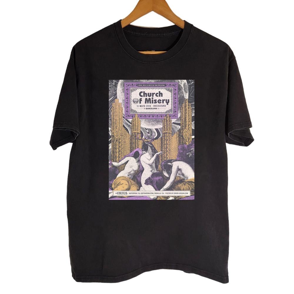 RARE Church of Misery Black Cotton All size S-5XL Unisex Shirt DM172 Unisex T-Shirt XXXL