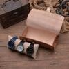 Men Watch Box Organizer Watch Pouch Bag Organizer Box Easy Carry to Travel Watch Storage Pouch Jewelry Box Cowhides